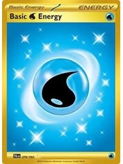 Pokemon Basic Water Energy (279) Lightly Played Holofoil