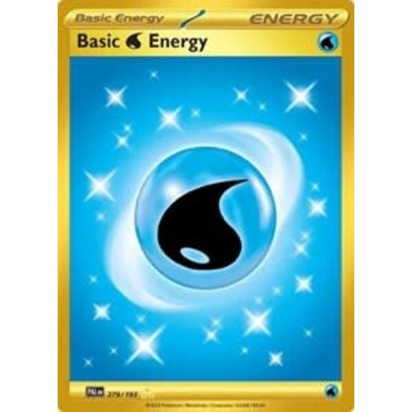 Pokemon Basic Water Energy (279) Lightly Played Holofoil