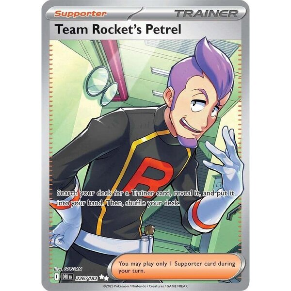 Pokemon Team Rocket's Petrel (226) Lightly Played