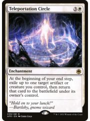 Magic: The Gathering Teleportation Circle (039) Lightly Played Foil