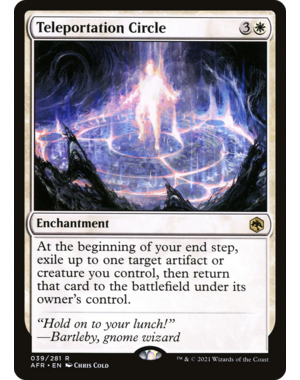 Magic: The Gathering Teleportation Circle (039) Lightly Played Foil
