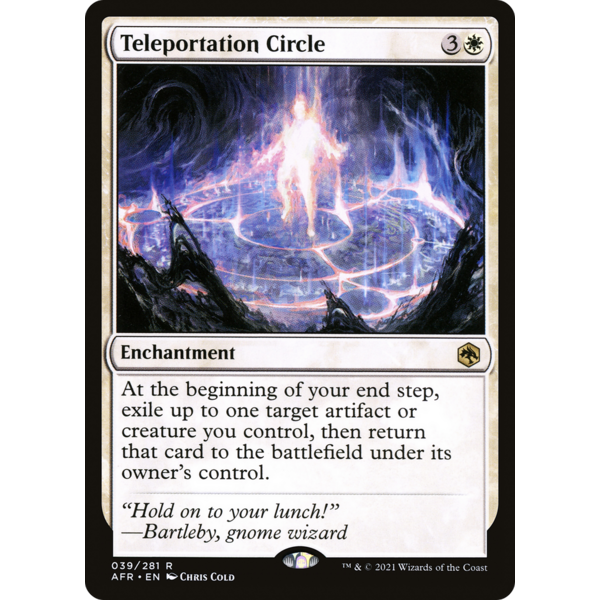 Magic: The Gathering Teleportation Circle (039) Lightly Played Foil