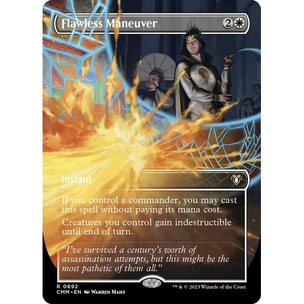 Magic: The Gathering Flawless Maneuver (Borderless) (692) Lightly Played Foil