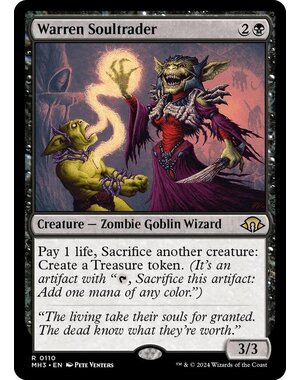 Magic: The Gathering Warren Soultrader (110) Lightly Played Foil