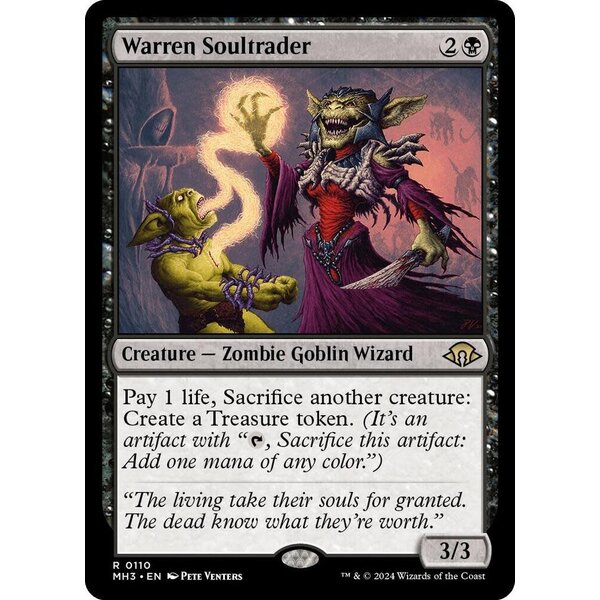 Magic: The Gathering Warren Soultrader (110) Lightly Played Foil