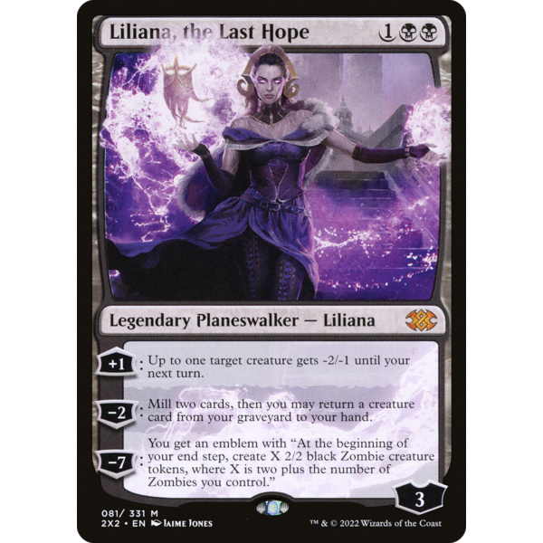 Magic: The Gathering Liliana, the Last Hope (081) Lightly Played Foil