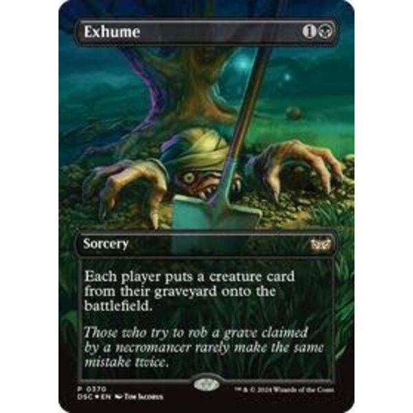 Magic: The Gathering Exhume (Borderless) (370) Lightly Played Foil