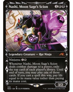Magic: The Gathering Nashi, Moon Sage's Scion (Showcase) (343) Lightly Played