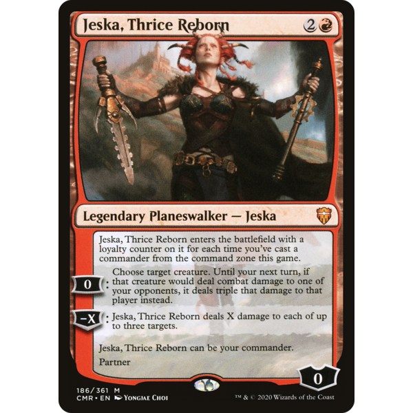 Magic: The Gathering Jeska, Thrice Reborn (186) Lightly Played