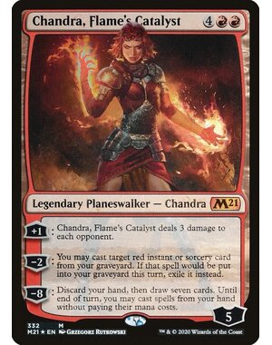 Magic: The Gathering Chandra, Flame's Catalyst (332) Lightly Played Foil