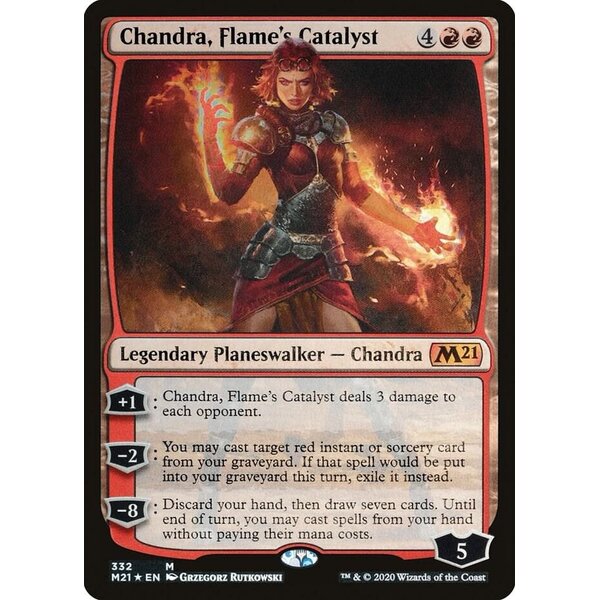 Magic: The Gathering Chandra, Flame's Catalyst (332) Lightly Played Foil