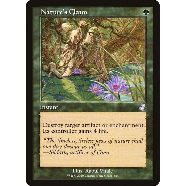 Magic: The Gathering Nature's Claim (364) Lightly Played