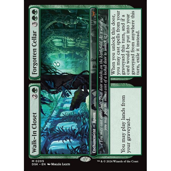 Magic: The Gathering Walk-In Closet / / Forgotten Cellar (205) Lightly Played Foil