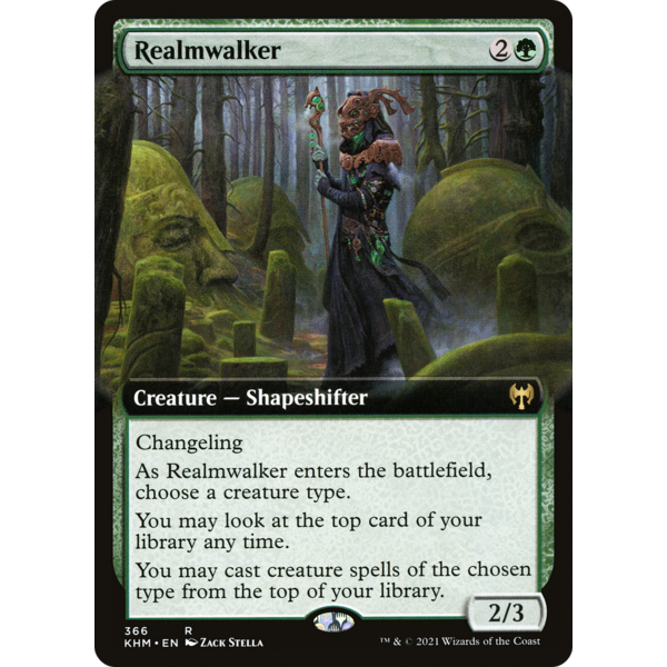 Magic: The Gathering Realmwalker (Extended Art) (366) Lightly Played