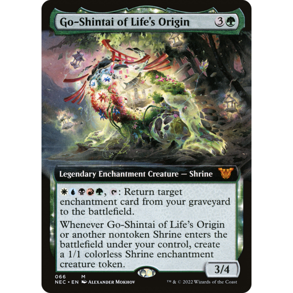 Magic: The Gathering Go-Shintai of Life's Origin (Extended Art) (066) Lightly Played