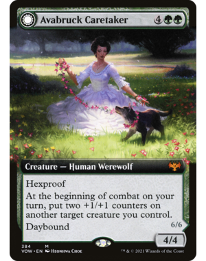 Magic: The Gathering Avabruck Caretaker (Extended Art) (384) Lightly Played