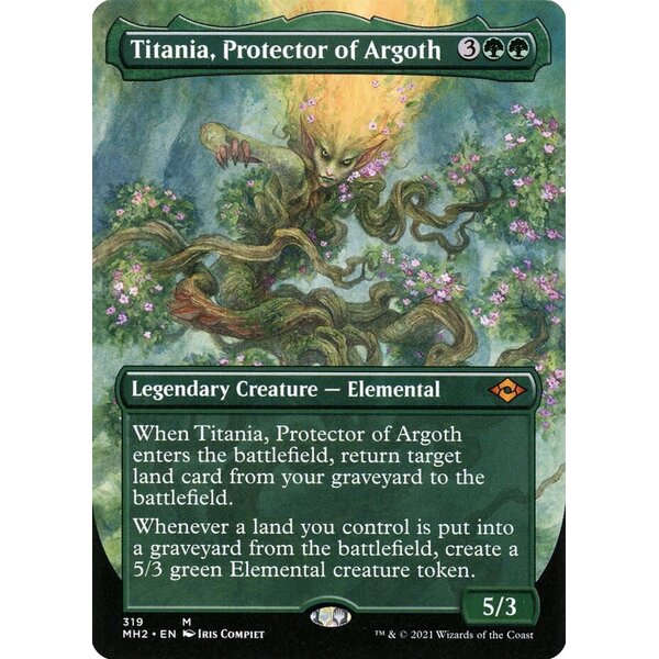 Magic: The Gathering Titania, Protector of Argoth (Borderless) (319) Lightly Played