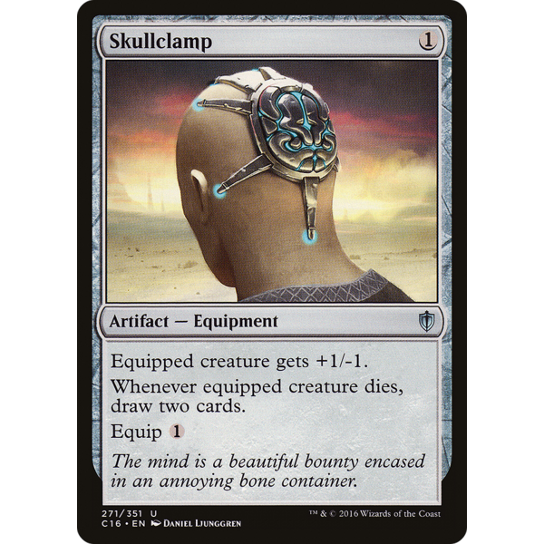 Magic: The Gathering Skullclamp (271) Lightly Played