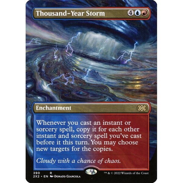 Magic: The Gathering Thousand-Year Storm (Borderless) (390) Lightly Played Foil