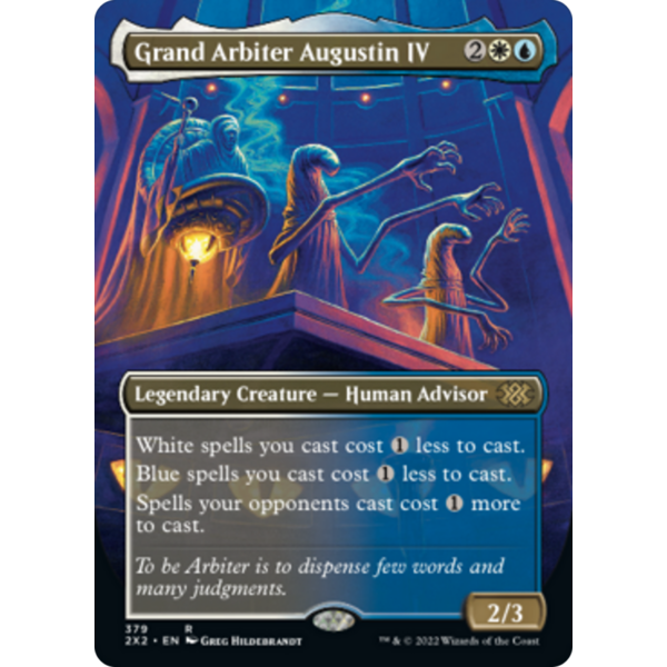 Magic: The Gathering Grand Arbiter Augustin IV (Borderless) (379) Lightly Played Foil