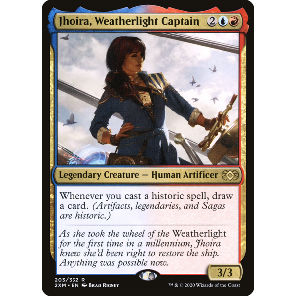 Magic: The Gathering Jhoira, Weatherlight Captain (203) Lightly Played