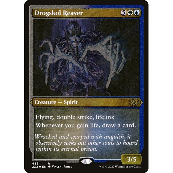 Magic: The Gathering Drogskol Reaver (Foil Etched) (489) Lightly Played