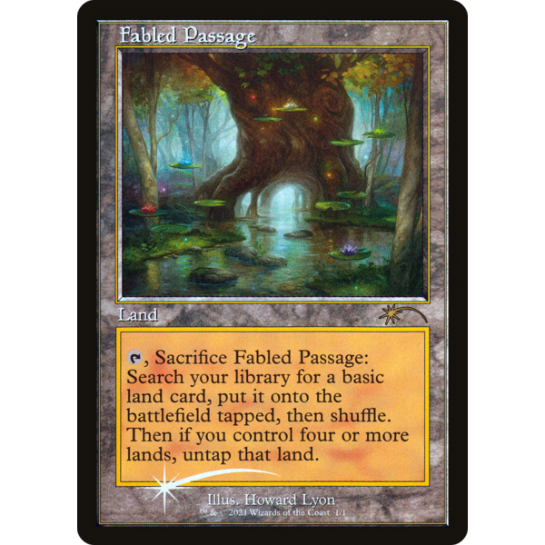 Magic: The Gathering Fabled Passage (Retro Frame) (001) Lightly Played Foil