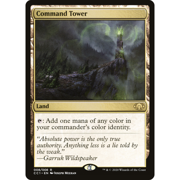 Magic: The Gathering Command Tower (008) Lightly Played