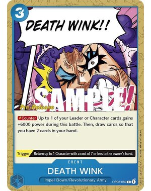 Bandai DEATH WINK (Pre-Release) (069) Lightly Played