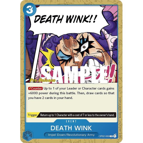 Bandai DEATH WINK (Pre-Release) (069) Lightly Played
