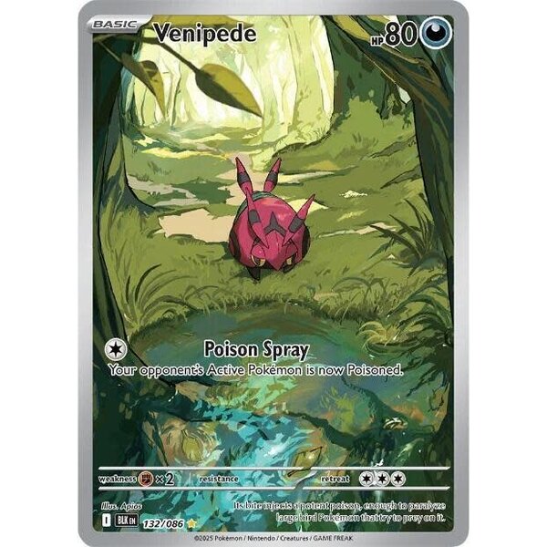 Pokemon Venipede (132) Lightly Played