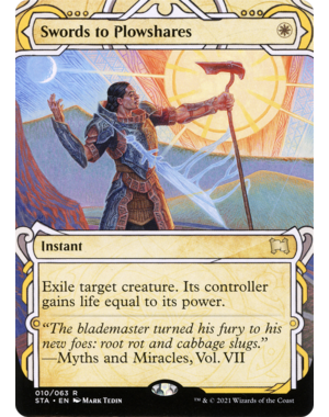 Magic: The Gathering Swords to Plowshares (Foil Etched) (010) Near Mint Foil