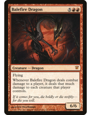 Magic: The Gathering Balefire Dragon (129) Lightly Played