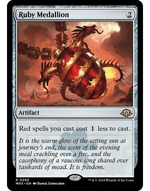 Magic: The Gathering Ruby Medallion (295) Lightly Played