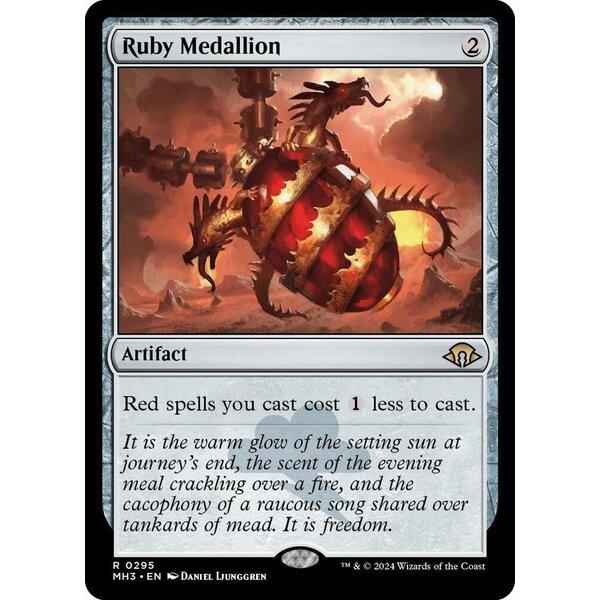 Magic: The Gathering Ruby Medallion (295) Lightly Played