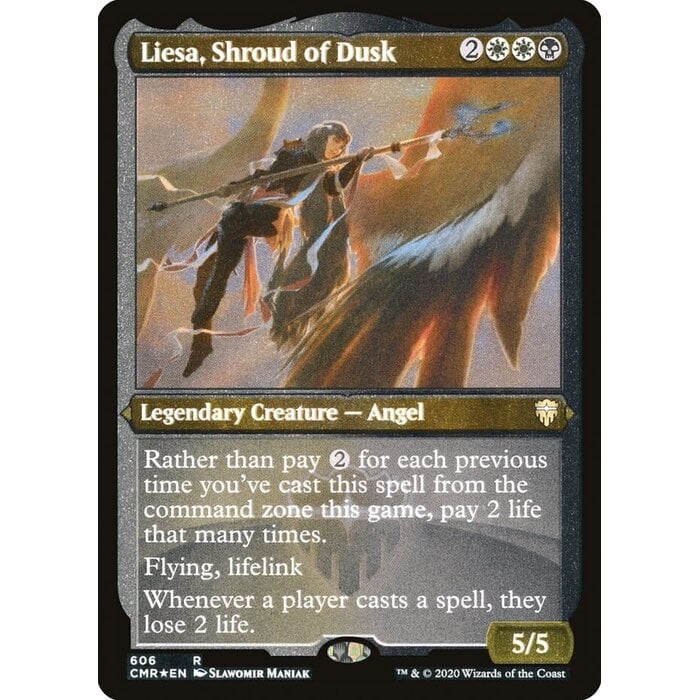 Magic: The Gathering Liesa, Shroud of Dusk (Foil Etched) (606) Lightly Played Foil