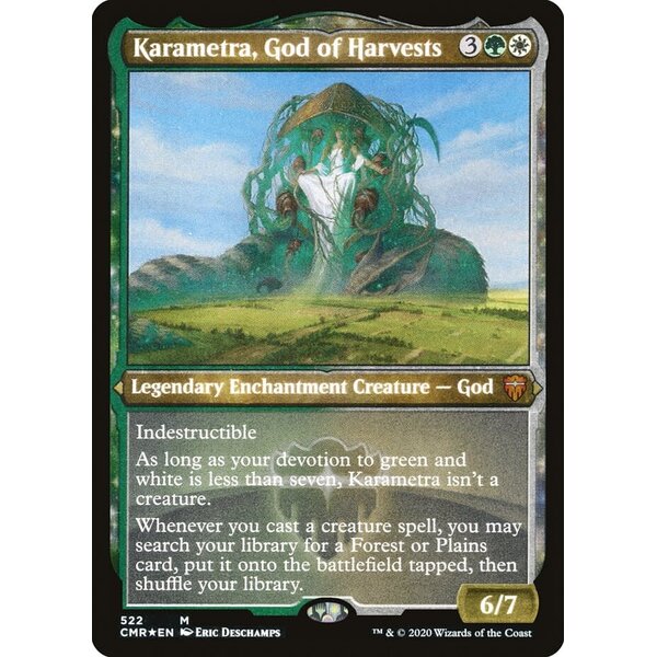 Magic: The Gathering Karametra, God of Harvests (Foil Etched) (522) Lightly PlayedF