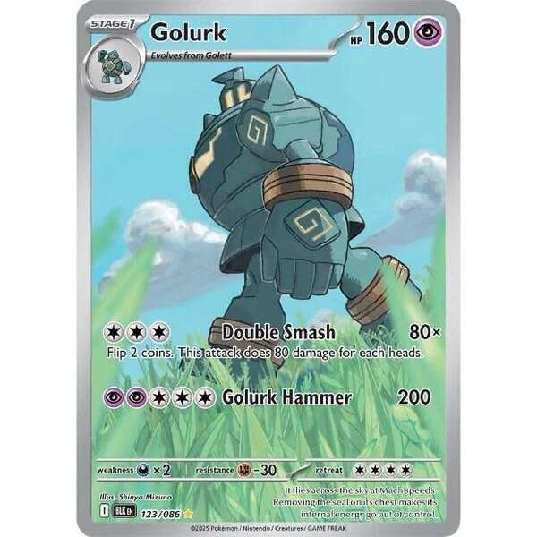 Pokemon Golurk (123) Lightly Played