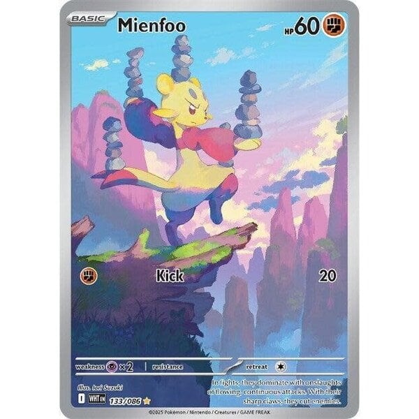 Pokemon Mienfoo (133) Lightly Played