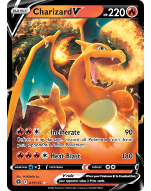 Pokemon Charizard V (017) Lightly Played Holofoil