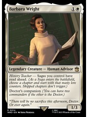 Magic: The Gathering Barbara Wright (014) Lightly Played Foil