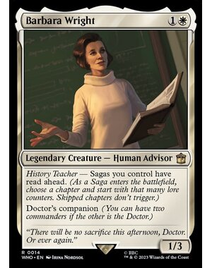 Magic: The Gathering Barbara Wright (014) Lightly Played Foil