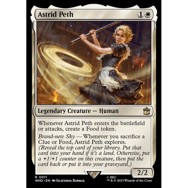 Magic: The Gathering Astrid Peth (011) Lightly Played Foil