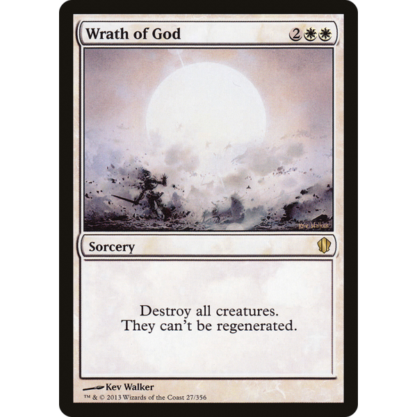 Magic: The Gathering Wrath of God (027) Lightly Played