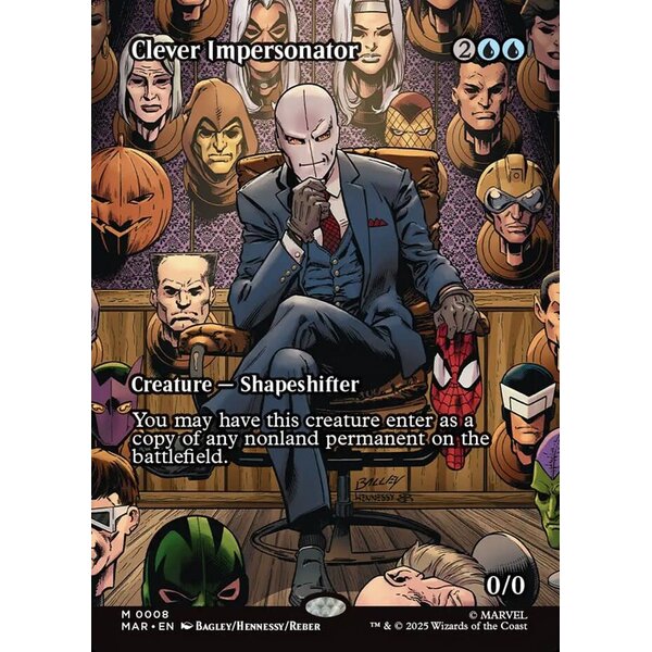 Magic: The Gathering Clever Impersonator (Borderless) (008) Lightly Played