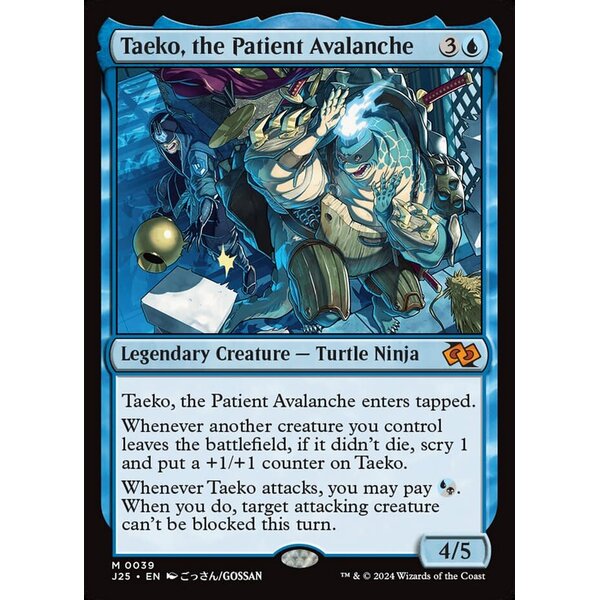 Magic: The Gathering Taeko, the Patient Avalanche (Anime) (039) Lightly Played