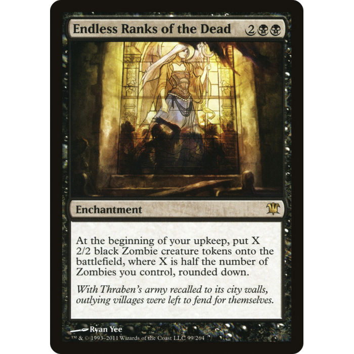 Magic: The Gathering Endless Ranks of the Dead (099) Lightly Played
