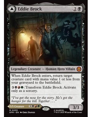 Magic: The Gathering Eddie Brock (055) Lightly Played Foil