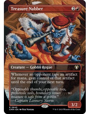 Magic: The Gathering Treasure Nabber (Borderless) (645) Lightly Played Foil