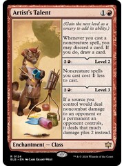 Magic: The Gathering Artist's Talent (124) Lightly Played